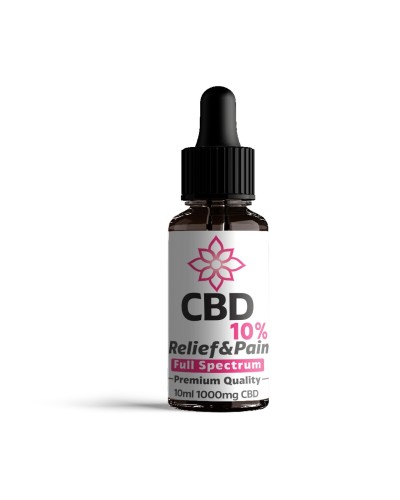 CBD Oil 10% Relief & Pain CO2 Extract