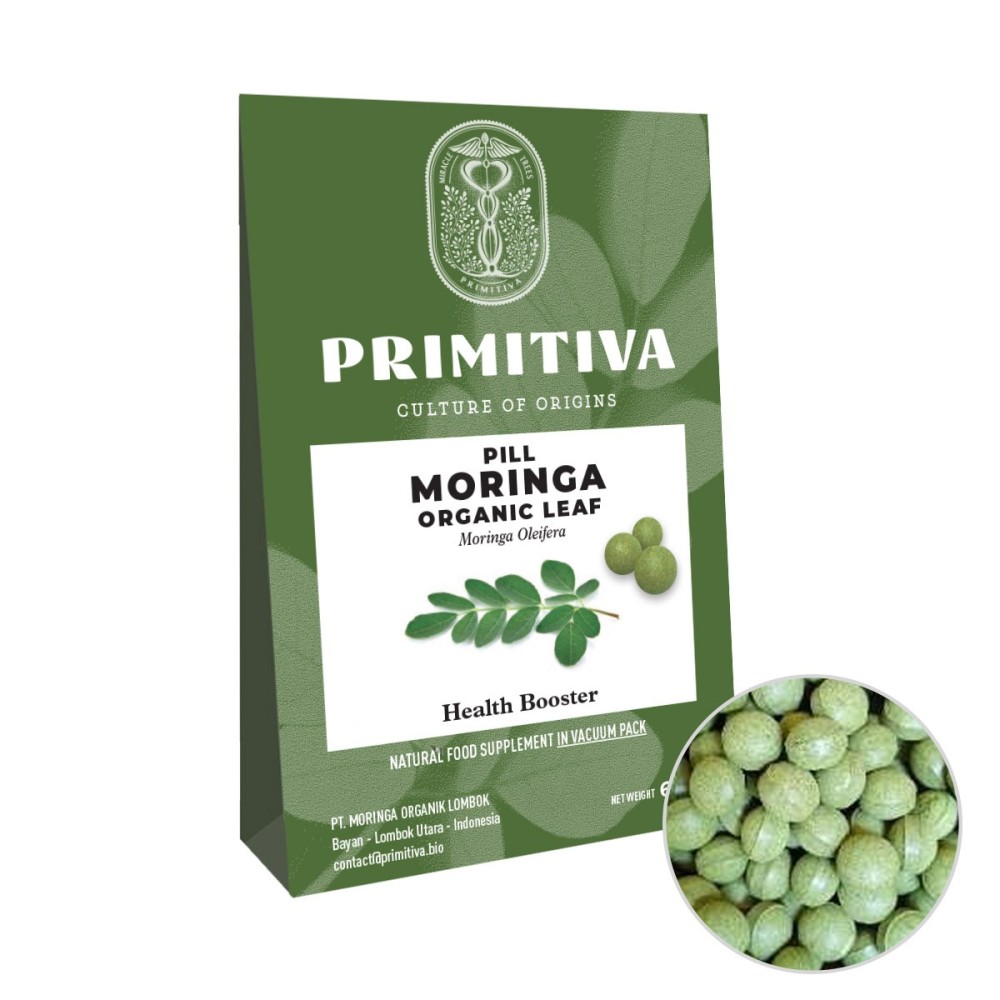 Moringa Leaf - Primitiva Pills (60g)
