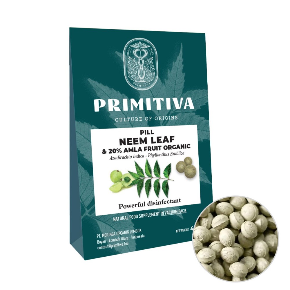 Neem Leaf & Amla - Primitiva Pills (45g)