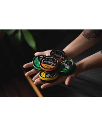 CannaDips • Tangy Citrus Flavor • 10 mg • 15 CBD pouches
