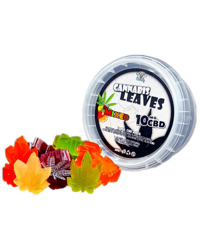 CBD Cannabis Leaves Mix • 10mg • 30gr