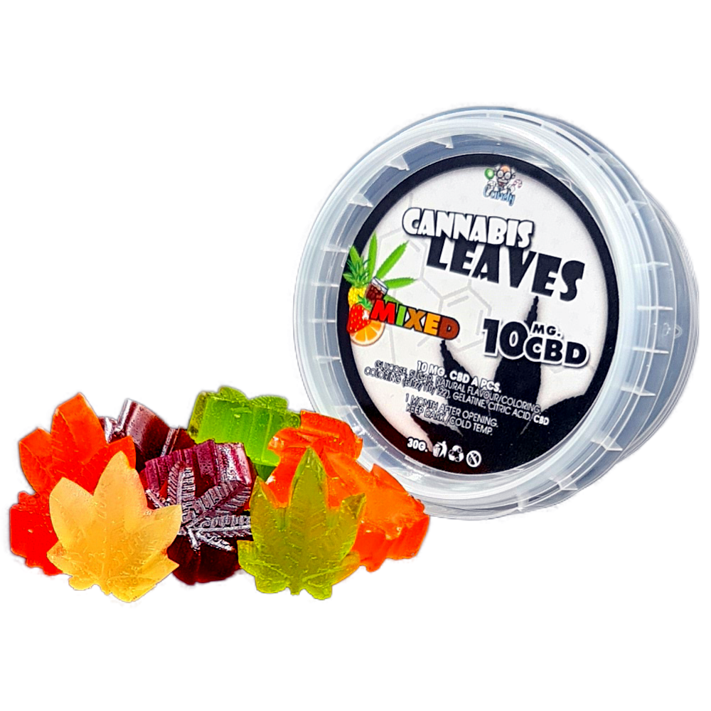 CBD Cannabis Leaves Mix • 10mg • 30gr