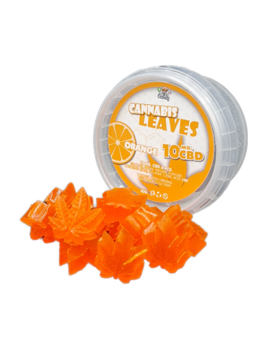 CBD Cannabis Leaves • Orange • 10mg