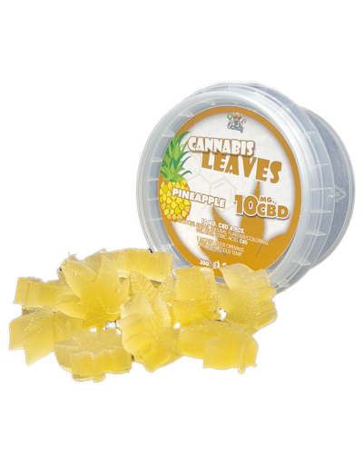 CBD Cannabis Leaves • Pineapple • 10mg