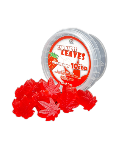CBD Cannabis Leaves • Strawberry • 10mg
