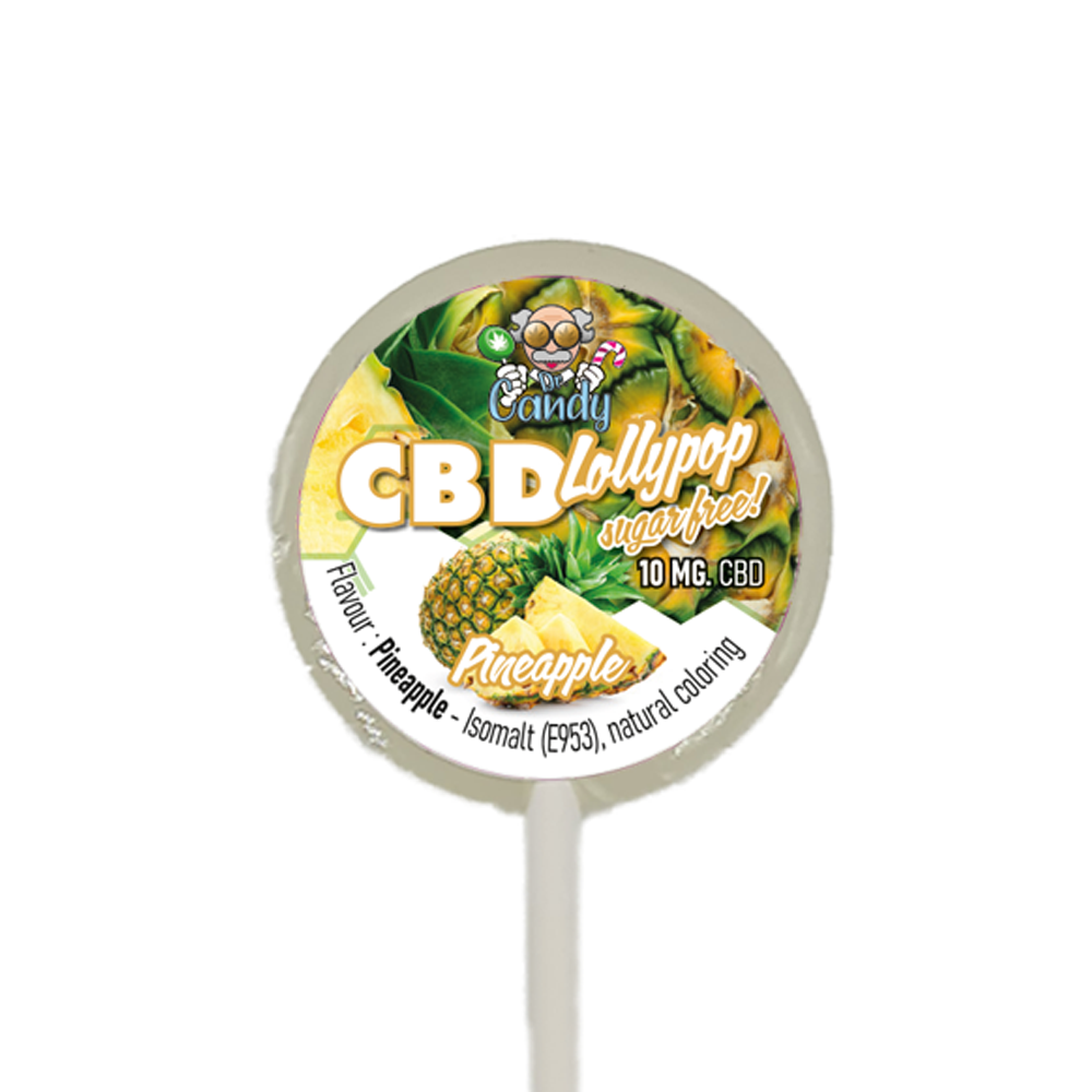 CBD Lolly's • Pineapple • 10 mg