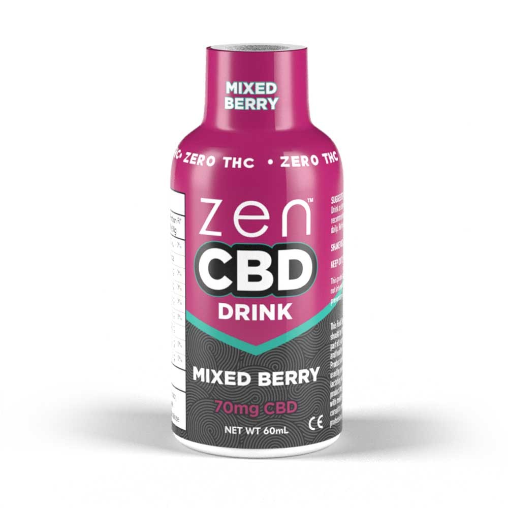 ZenCBD Drink Mixed Berry • 70mg CBD • 60ml