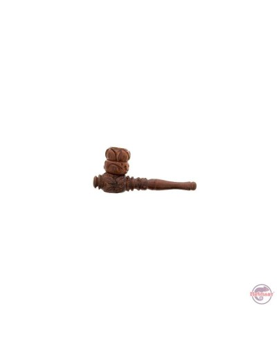 Carved Shotgun Pipe • Screwable 10 cm