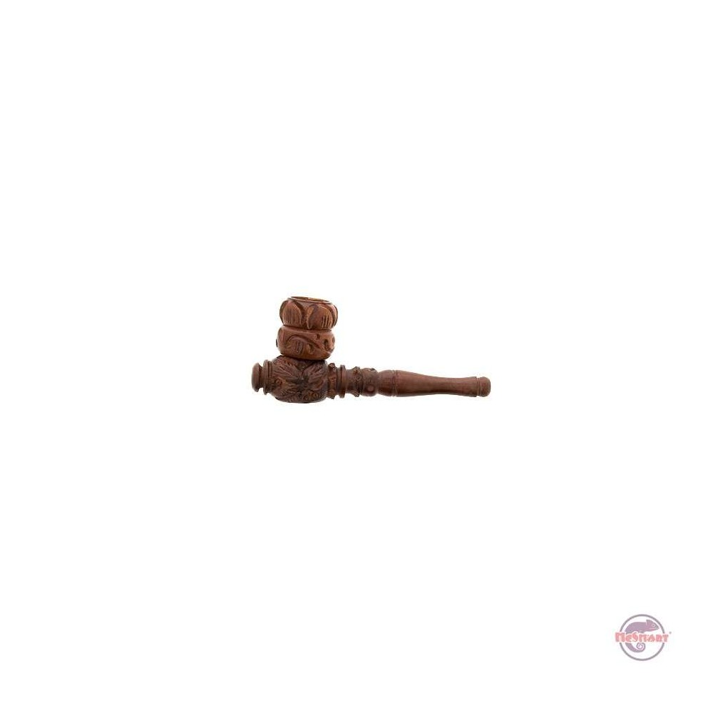 Carved Shotgun Pipe • Screwable 10 cm