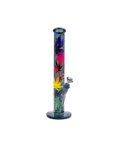 Fire-Flow x Black Leaf • Glass Bong Leaves • Gradient • 40cm