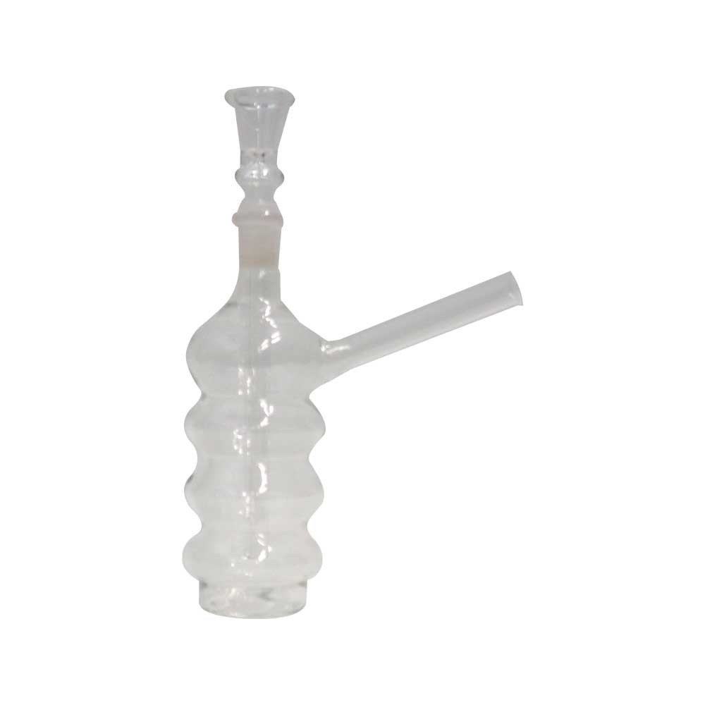 Glass Bong • 17 cm • Ribbed