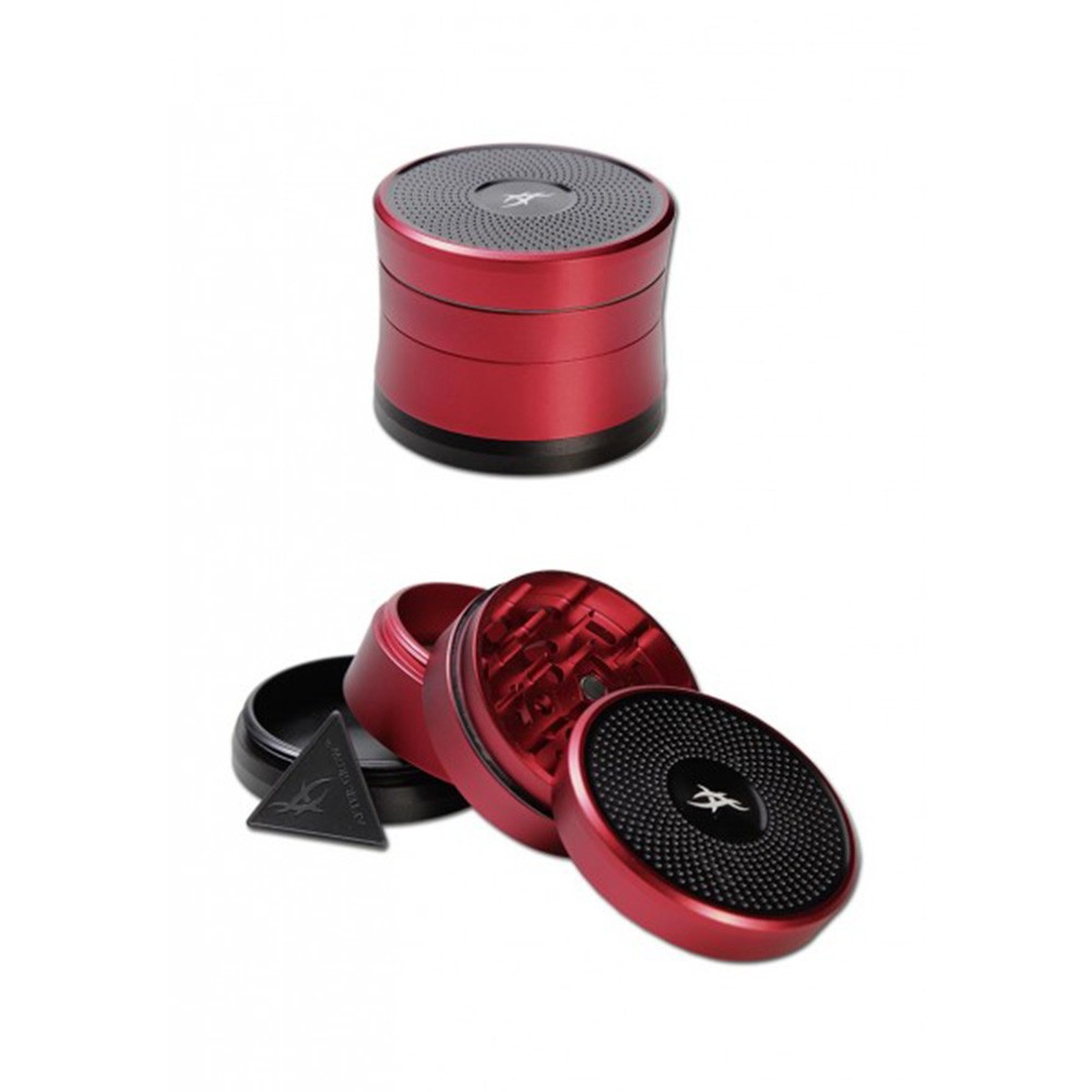 Grinder Aluminium • 62mm • After Grow • Solinder Red