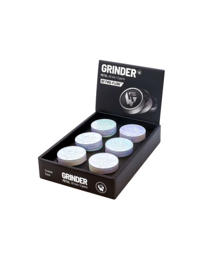 Metal Grinder • Icy Pearl • High As Fuck • ⌀40 mm • 3-parts