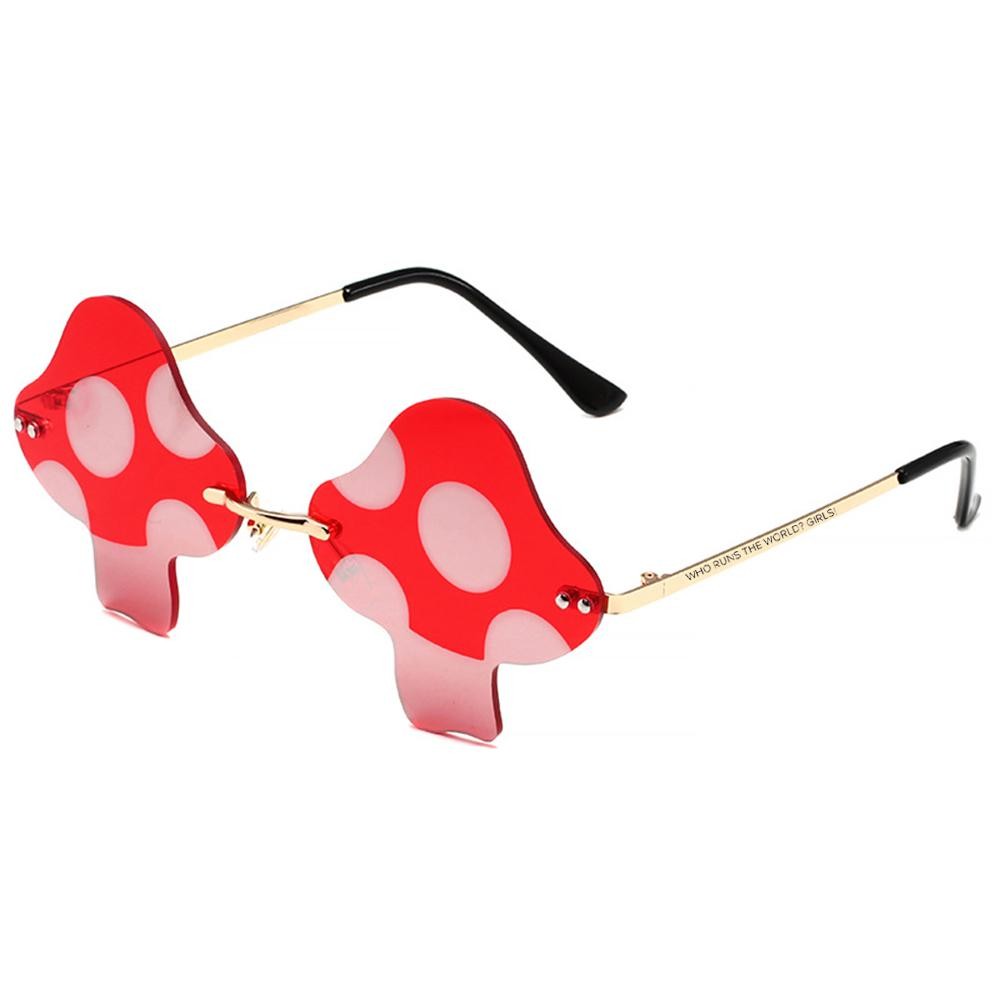 Mushroom Glasses • Red
