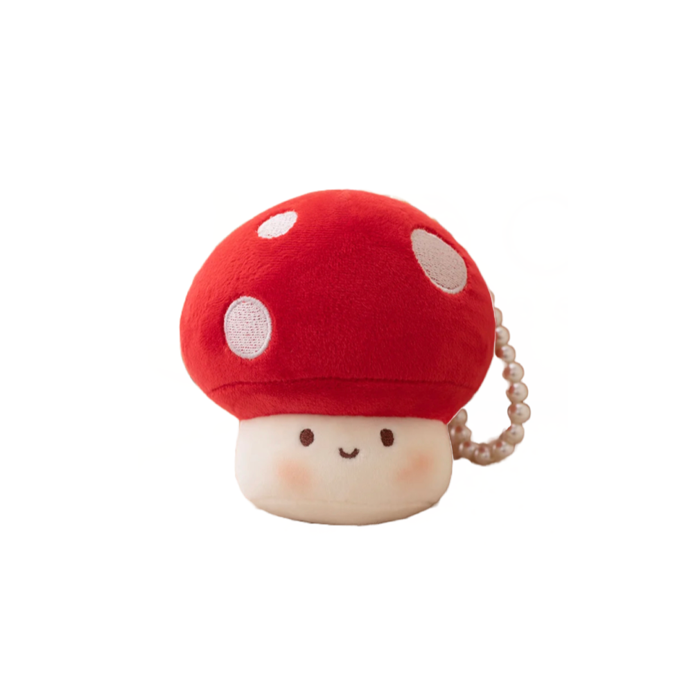 Mushroom Red Toy • Pearl Chain