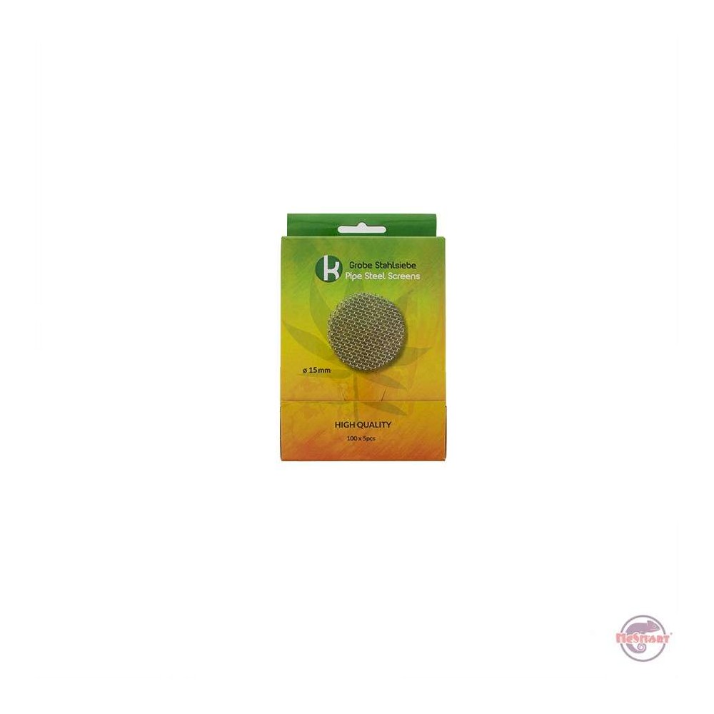 Pipe Steel Screens • 15 mm • 100 stuks