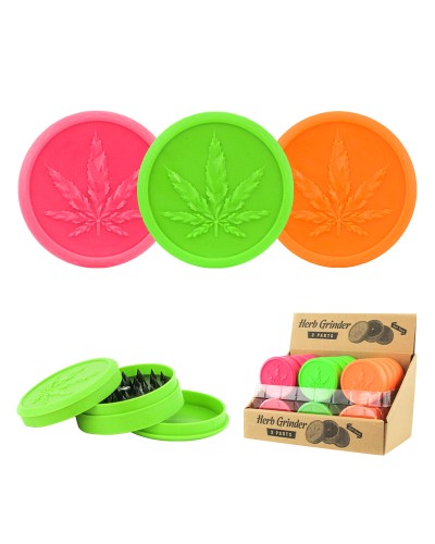 Plastic Grinder Leaf • 70mm • Display/24