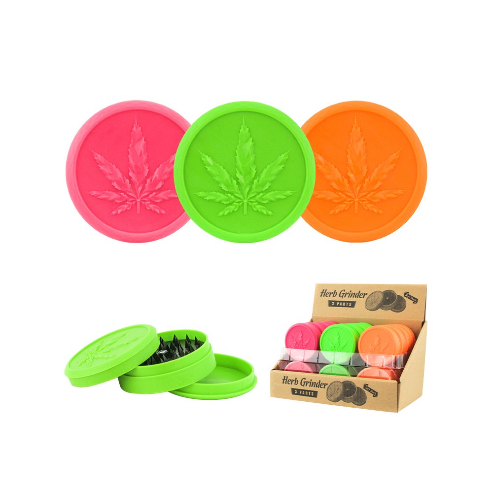 Plastic Grinder Leaf • 70mm • Display/24