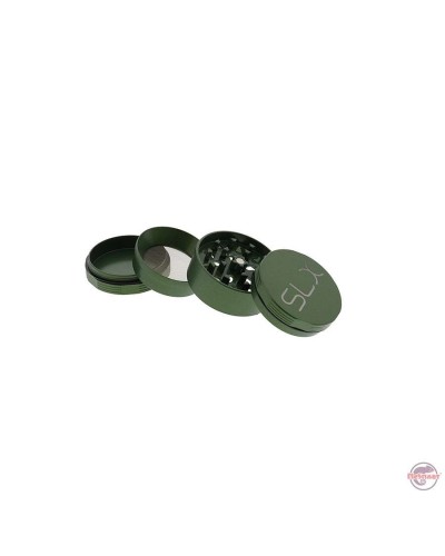 SLX Grinder Aluminium Non Sticky • 50 mm • Leaf Green