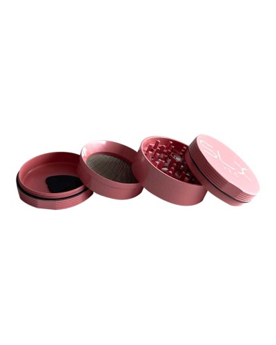 SLX Grinder Aluminium Non Sticky • 62mm • Flamingo Pink
