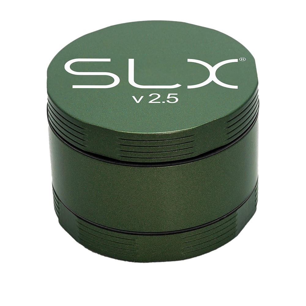 SLX Grinder Aluminium Non Sticky • 62mm • Leaf Green