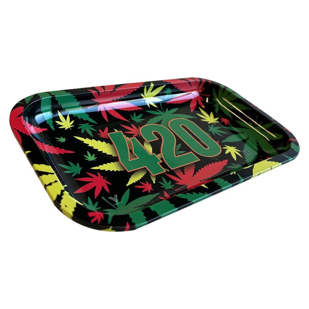 420 Rasta Rolling Tray • Large • L27CM /W16cm
