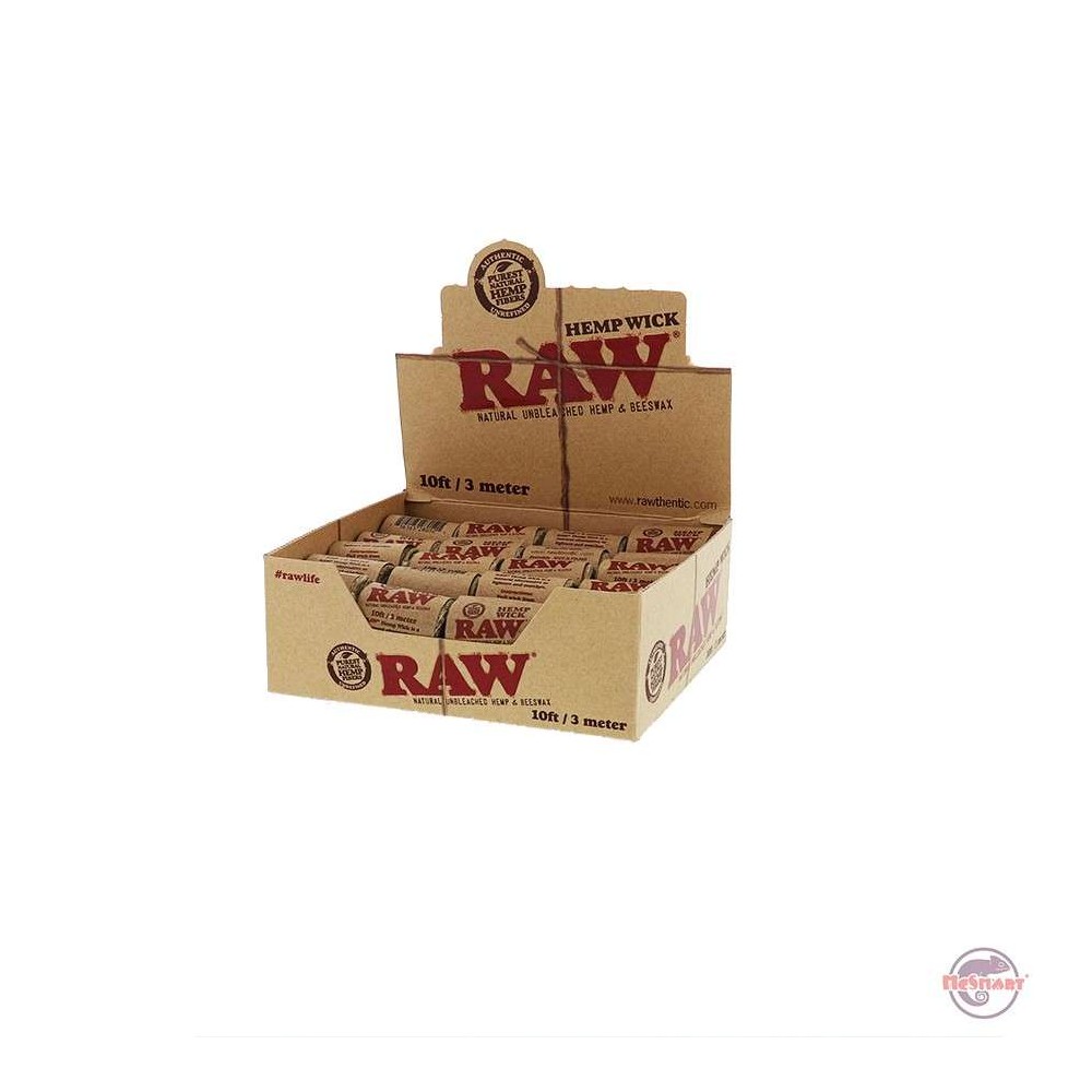 RAW HEMP WICK 10 • 300CM • 40 Display