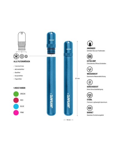 JAYSAFE Aluminium Joint Case • Blue