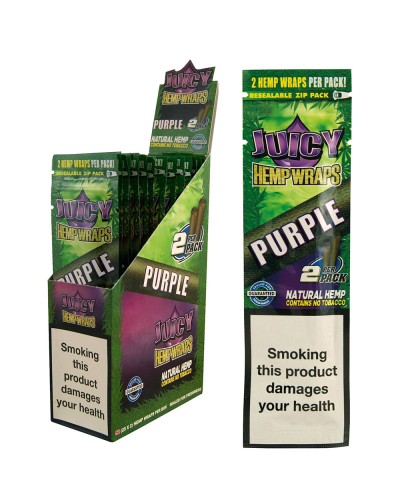 Juicy Jay's Hempwraps • Purple • Grapes Gone Wild • 25pck 2L