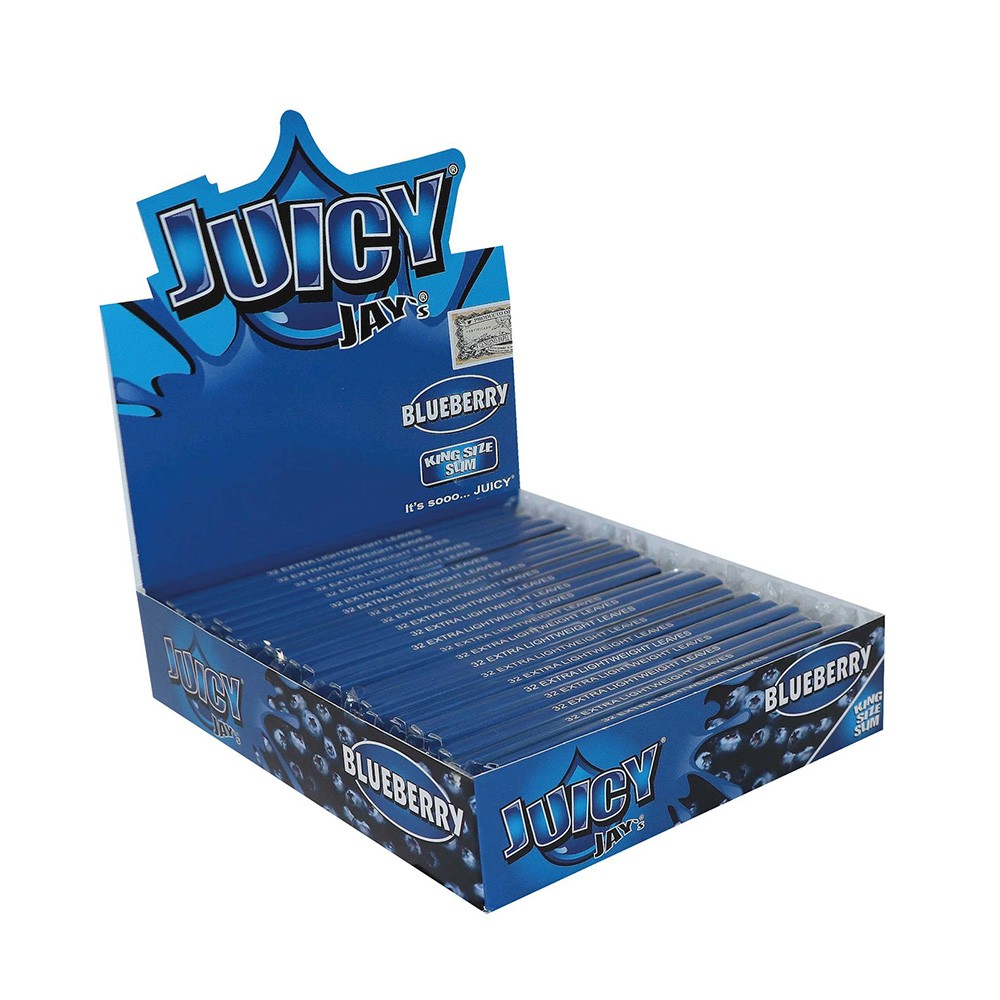JUICY JAYs Blueberry Papers • 24 stuks