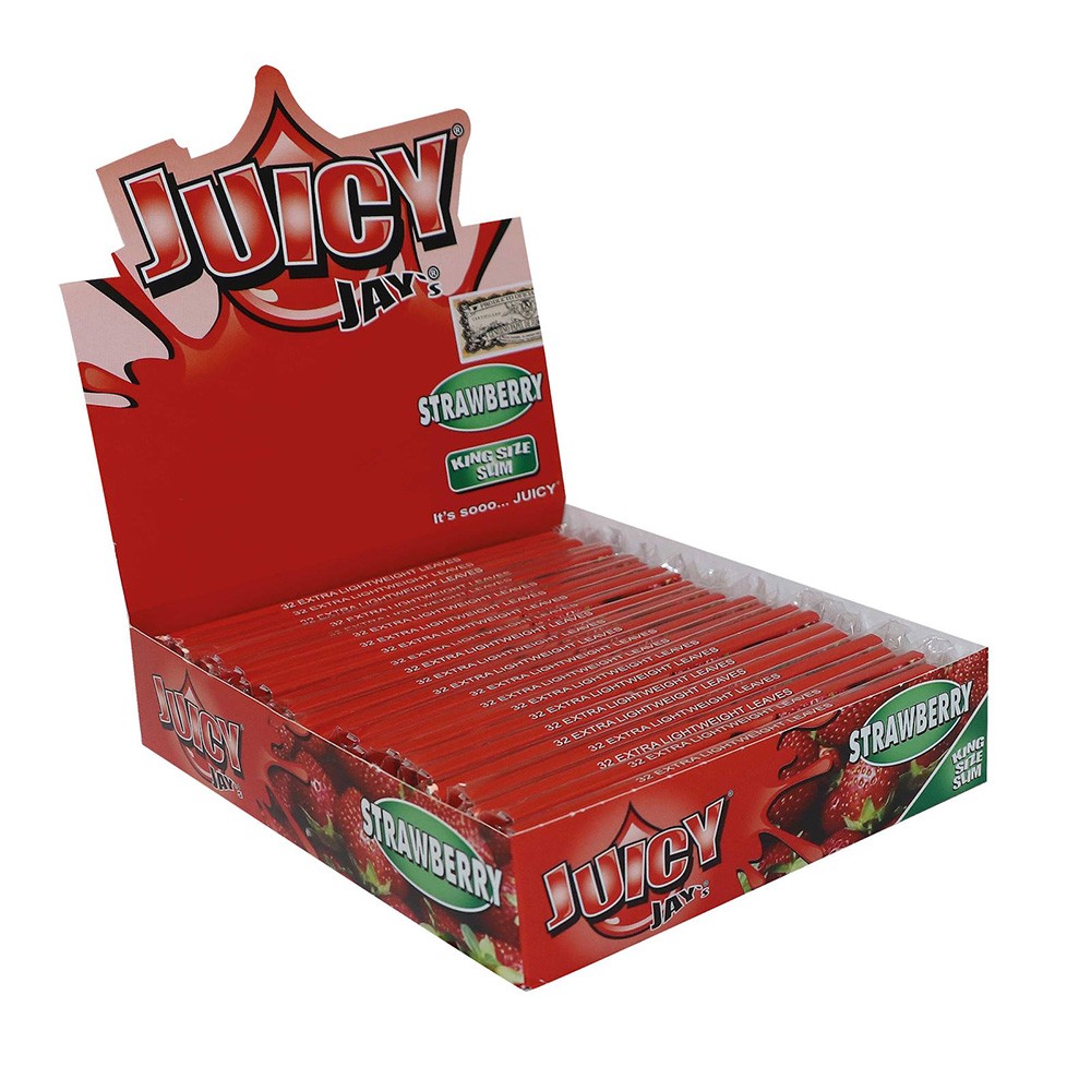 JUICY JAYs Strawberry Papers • 24 stuks