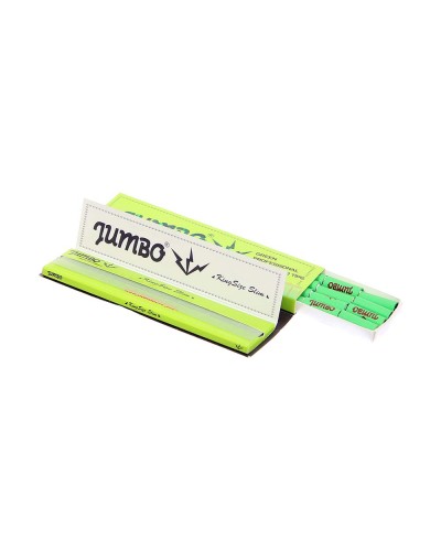 JUMBO Green king size slim • prerolled tips • box/24