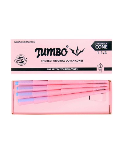 Jumbo pink cones small • 1-1/4 • box/34