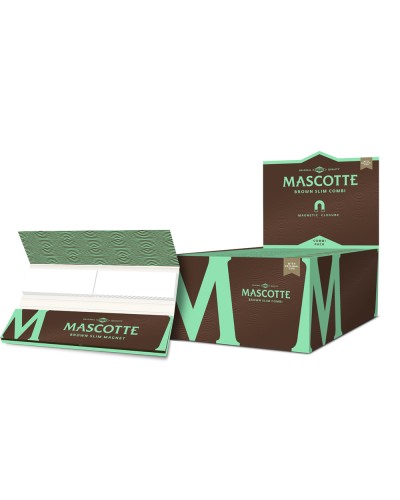 Mascotte Brown Combi Slim • Magnet • 26pks • 34 WhiteTips