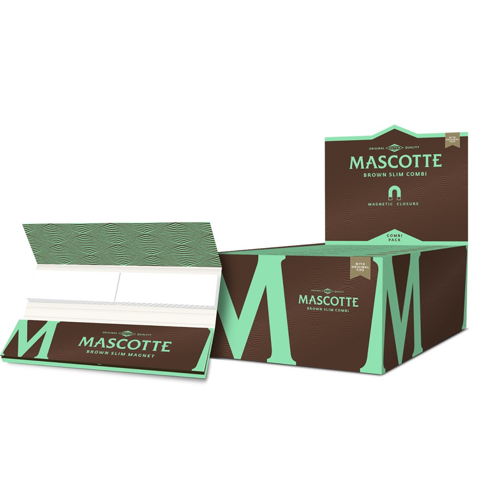 Mascotte Brown Combi Slim • Magnet • 26pks • 34 WhiteTips