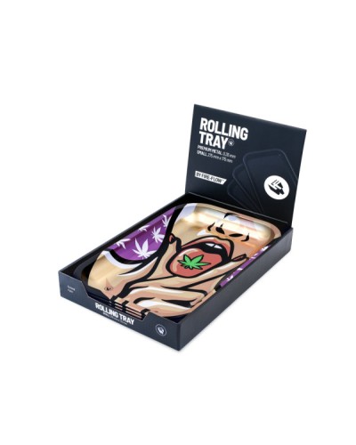 Metal Rolling Tray • 420 Girl • 1/4 • 275 mm x 175 mm