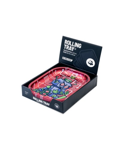 Metal Rolling Tray • 420 Robot • 3/4 • 140 mm x 180 mm