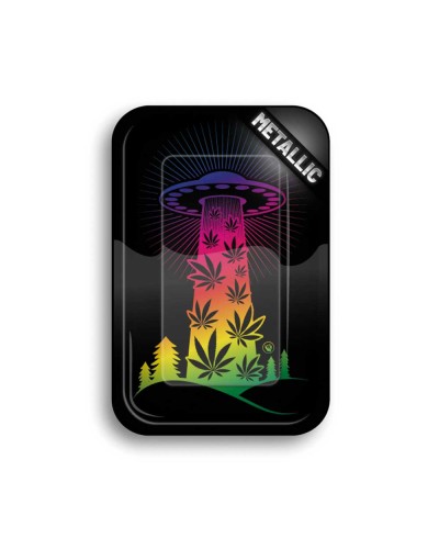 Metal Rolling Tray • 420 • Ufo Gradient • (275 mm x 175 mm)