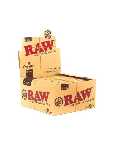 RAW Classic Connoisseur KS Slim • 50 leaves + tips • 24pcs