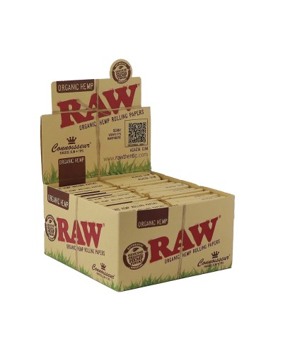 RAW Organic Connoisseur KS Slim And Tips • 24 pcs
