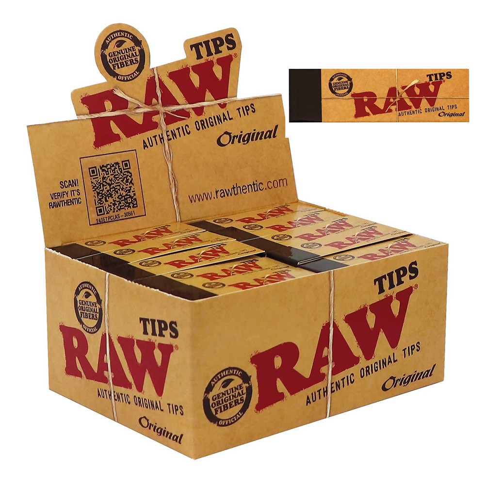RAW TIPS • 17mm • 50 Tips/Booklet • 50 stuks