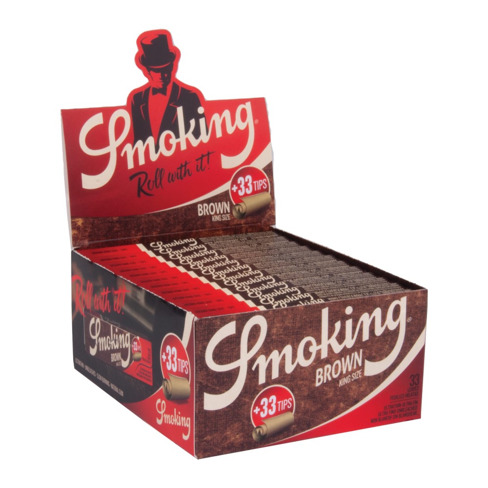 Smoking Brown KS And TIPS • 24 pcs