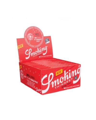 Smoking Thinnest K.S. Slim + Filter Tips • 24 pks • 33L + 33T