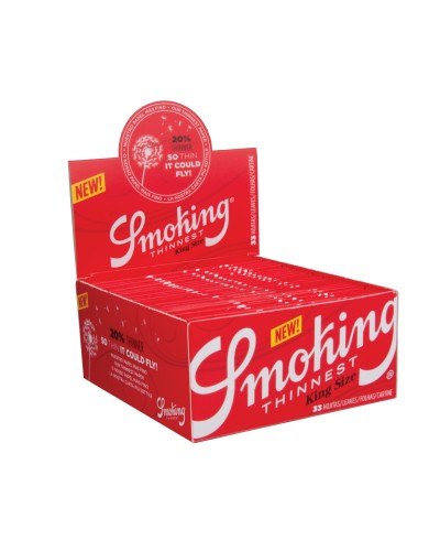 Smoking Thinnest K.S. Slim • 50 pks • 33L