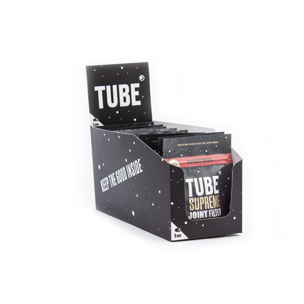 Tube supreme joint filter • 6mm • CherryKush Display • 10x50pcs