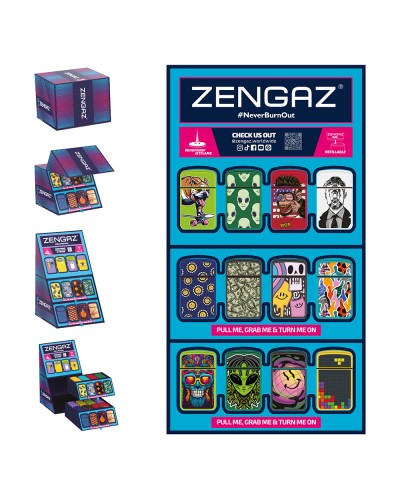 Zengaz S16 Cube Lighter Display • 48pieces • Series 16