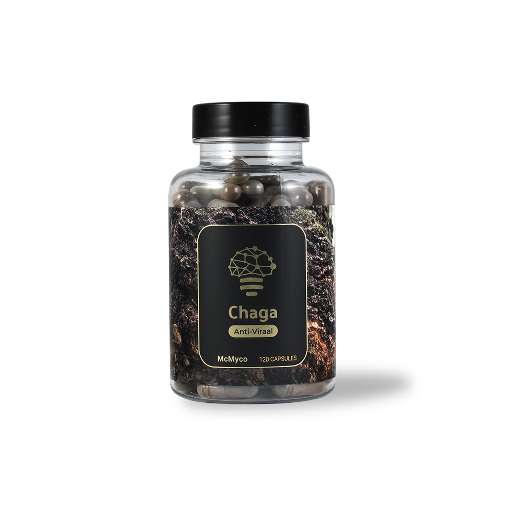 Chaga extract capsules • 120 stuks