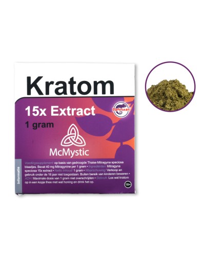 Kratom 15X Extract • 1 gram