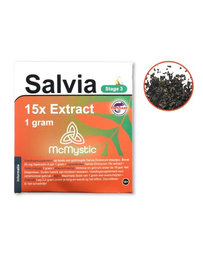 Salvia Mystic 15X Extract • 1 gram
