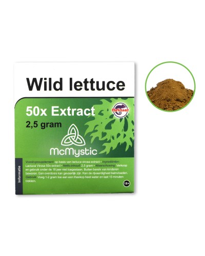 Wild Lettuce 50X Extract • 2,5 gram